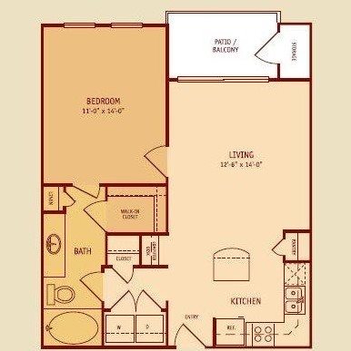 A2 floor plan